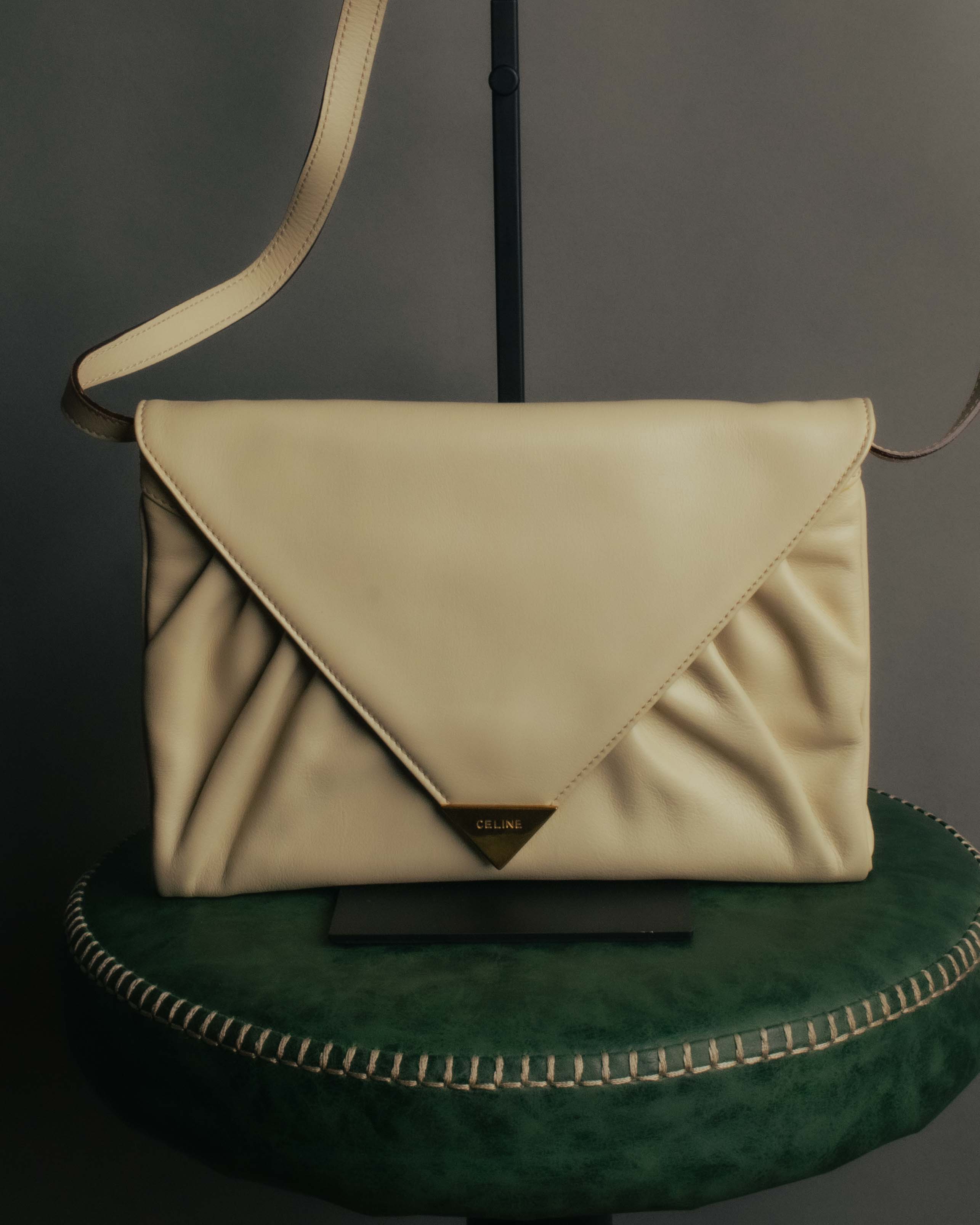CELINE (セリーヌ) - ショルダーバッグ - ベージュ - ヴィンテージ 