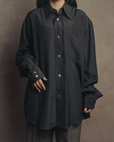 -SPECIAL- “Yohji Yamamoto POUR HOMME” 95AW Oversized draped dress shirt