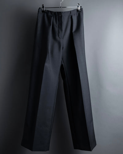 "Acne Studios" Button fly design wide straight slacks