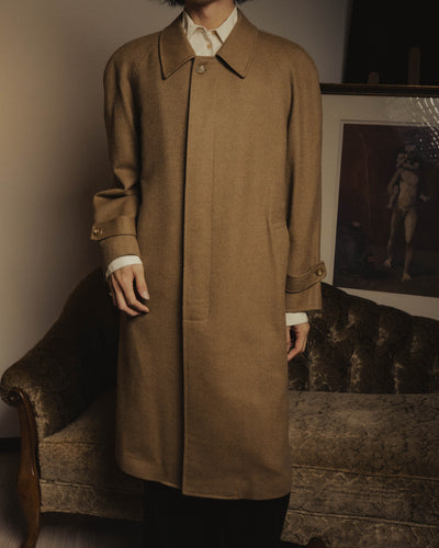 "Christian Dior" 80's-00's Classically tailored balmacaan coat