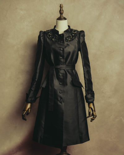 "CELINE" 00's Embellished silk coat