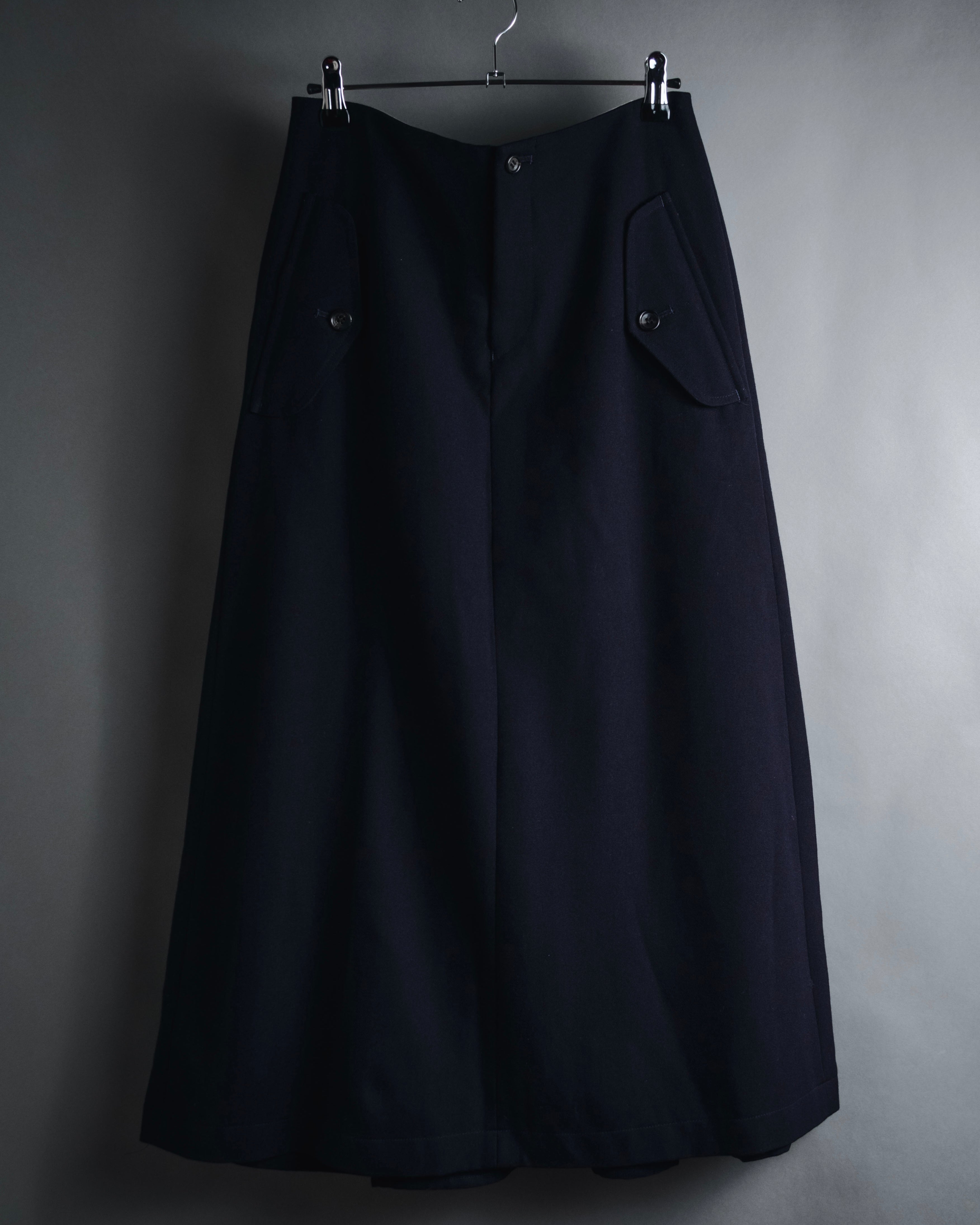 robe de chambre COMME des GARÇONS” 99AW asymmetrical panel wrap