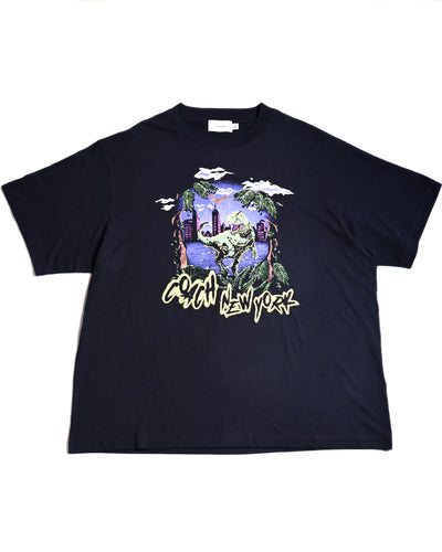COACH/ “Rexy 10th Birthday Jungle Relaxed T-Shirt” Navy