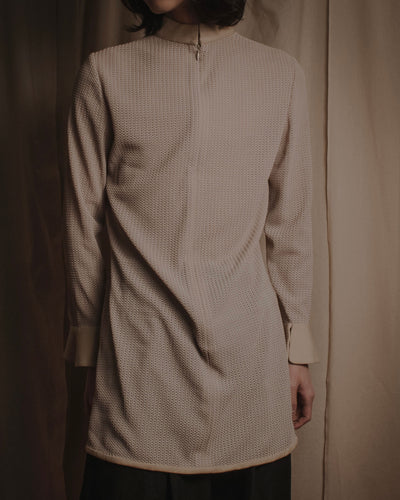 "Christian Dior" 90’s sculptural mesh-knit tunic