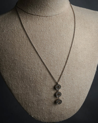 “TIFFANY & CO.” 2000’s 1837 three drop circle pendant