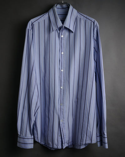 “DOLCE & GABBANA” 2004-2011 Slim fit multi stripe dress shirt