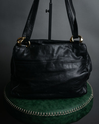 “LOEWE” 90’s-00’s Nappa leather anagram shoulder bag