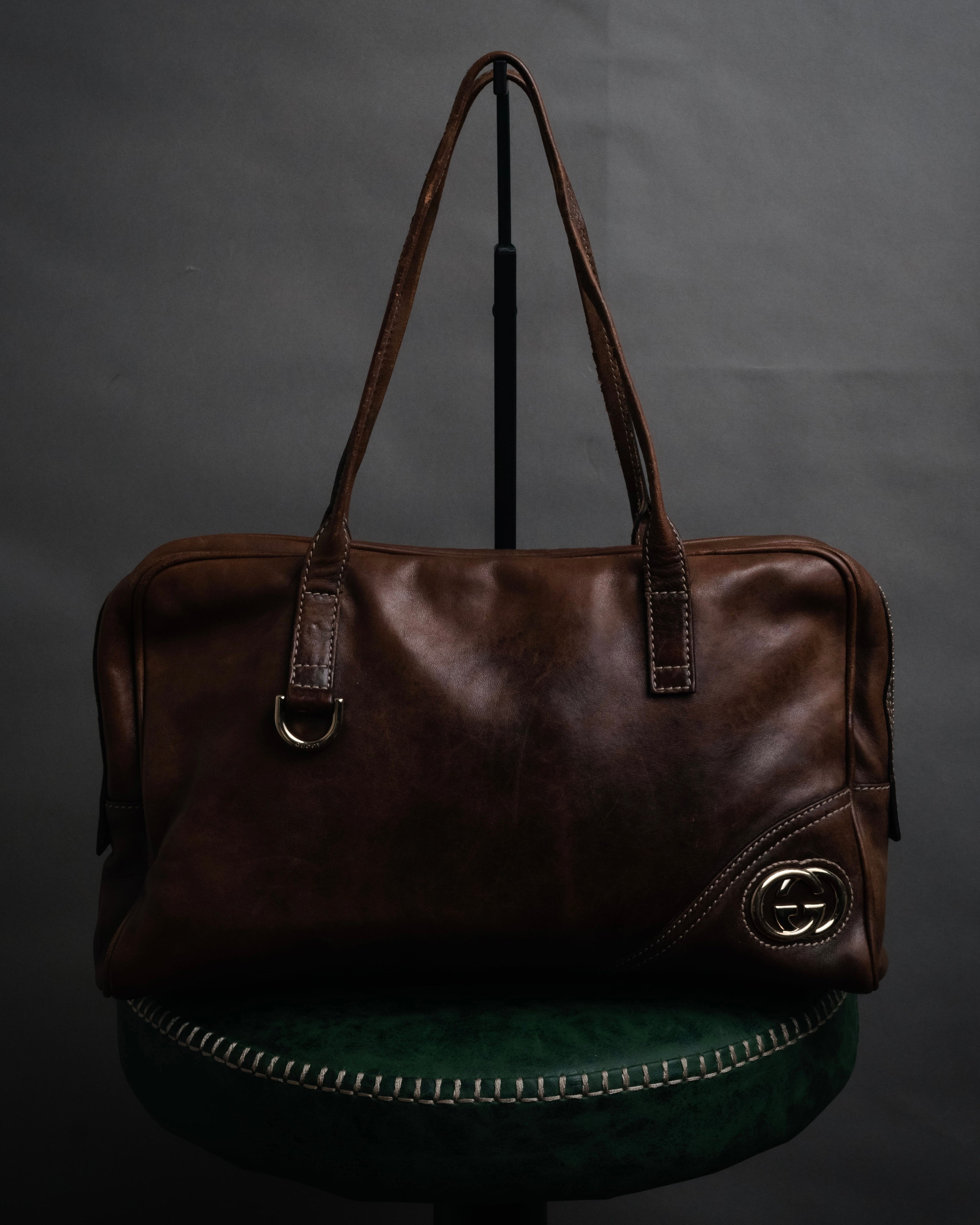 GUCCI” 00's Archive inspired leather boston bag – MOOD