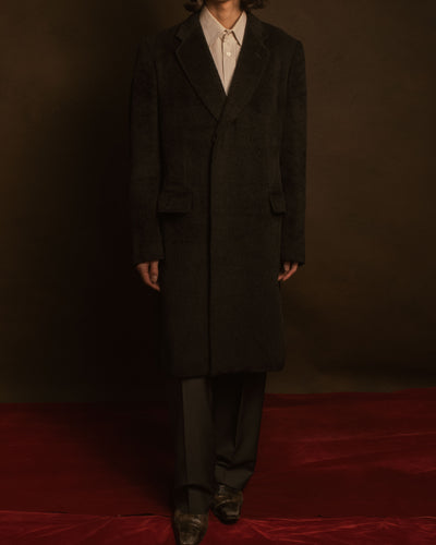 –SPECIAL– "GUCCI" 09-12’s Classically tailored llama-blend Chesterfield coat