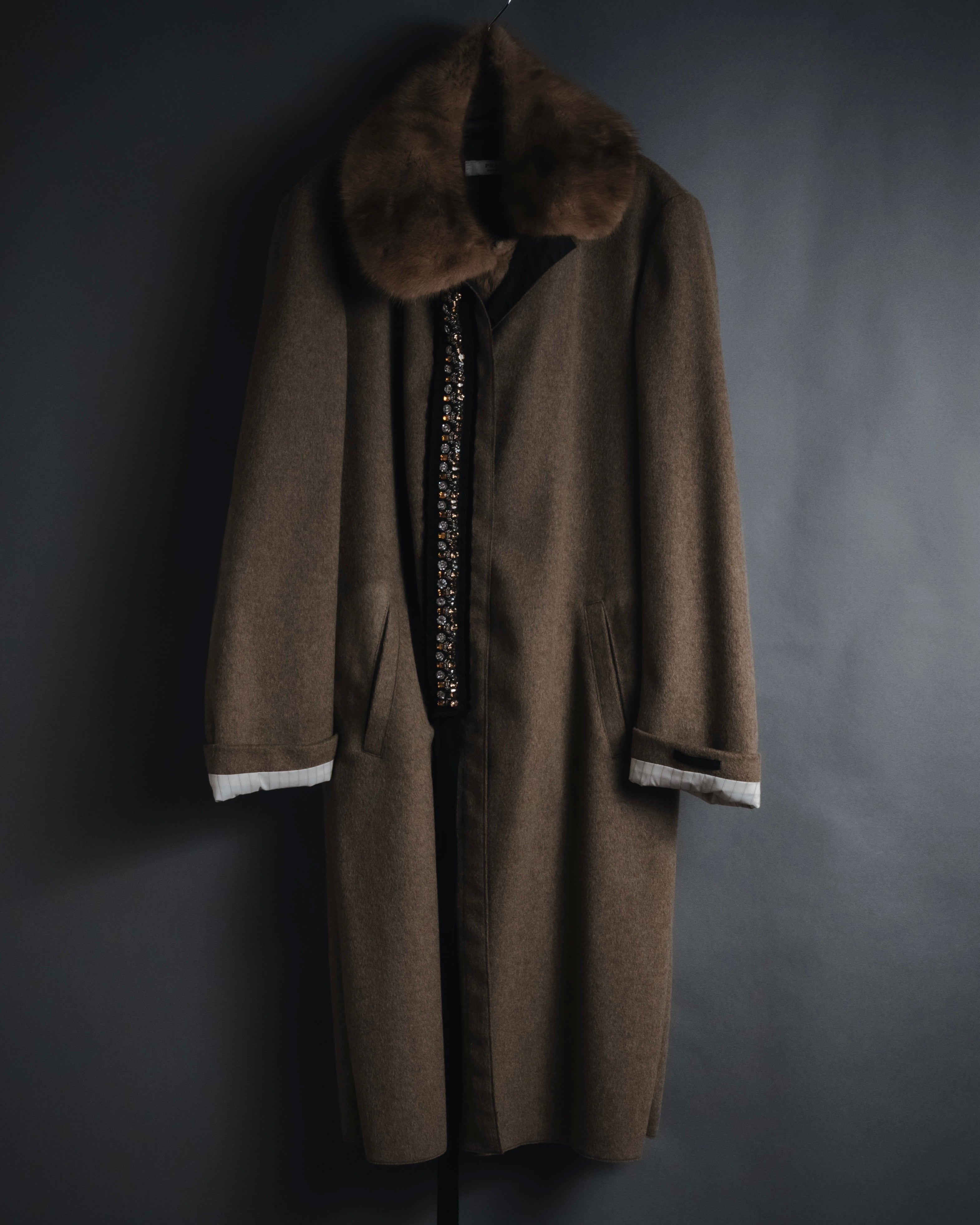 PRADA ベルテッドコート 90~00s ミウッチャ期 モヘア イタリア製 PRADA