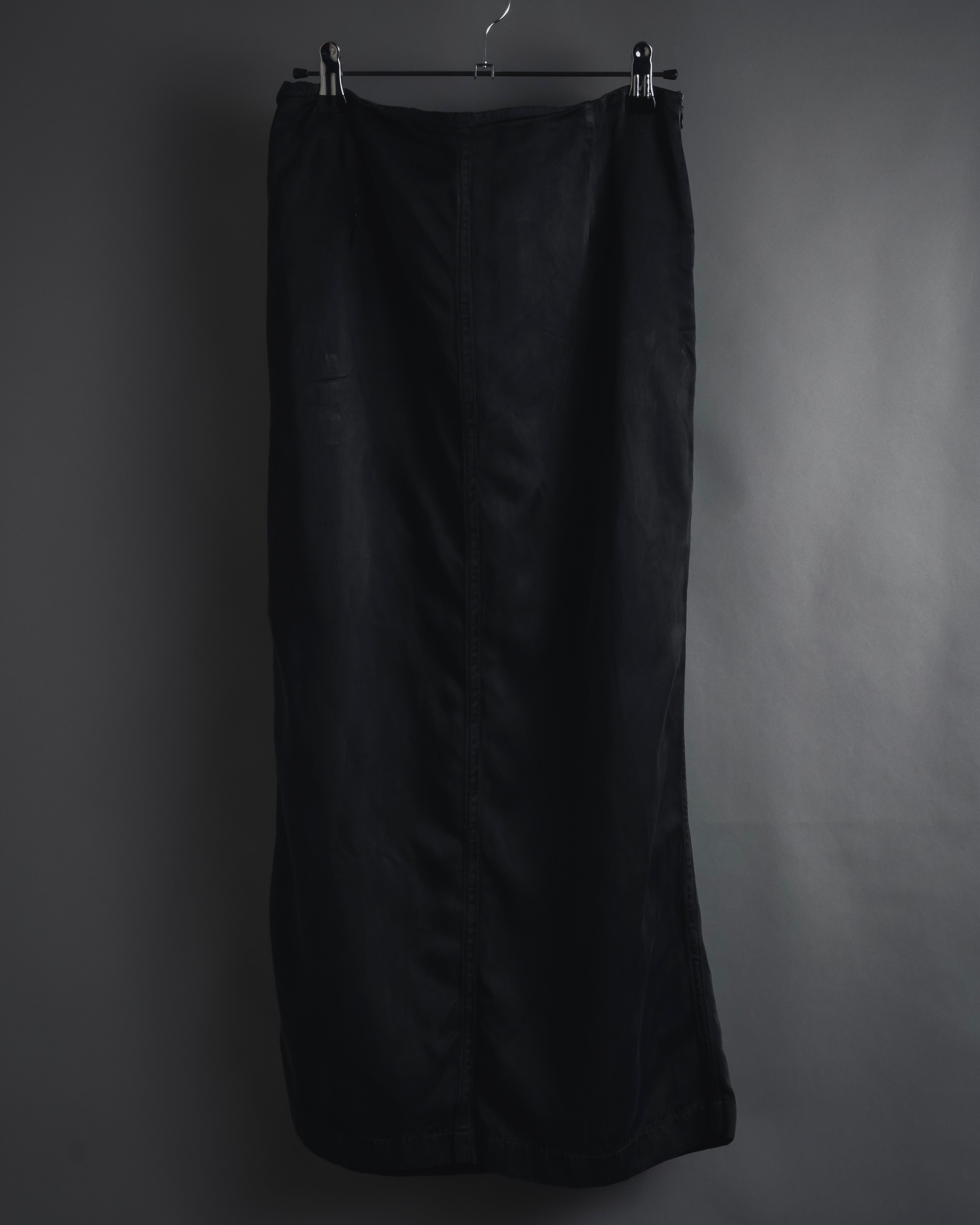Dries Van Noten ブラックロングスカート DRIES VAN NOTEN - ロングスカート - ブラック - キュプラコットン