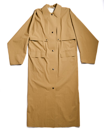 KASSL EDITION/ 20SS Patch Button Designed Rain Coat