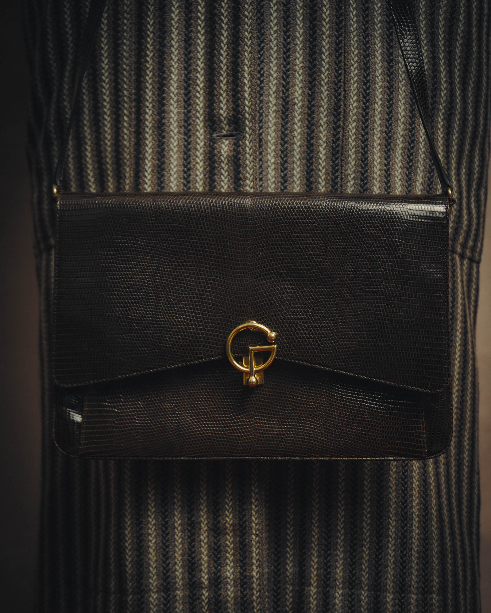 GUCCI (グッチ) - フラップ ショルダーバッグ - ブラウン - 70s-80s