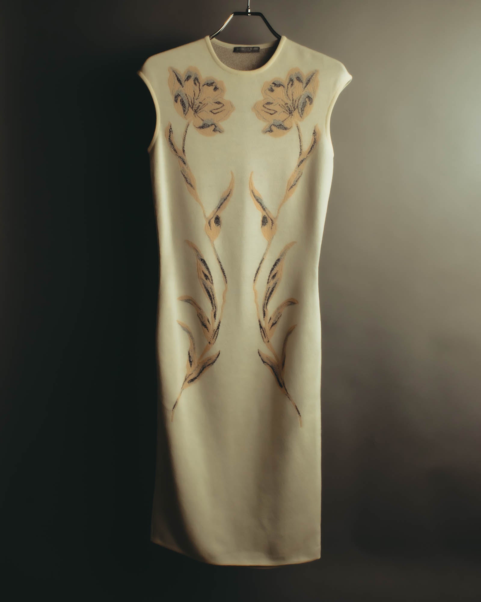 Alexander McQueen (Alexander McQueen) - Sleeveless Knit Dress - Beige - Size S