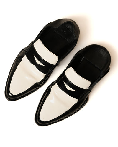 Loewe/ 2way Bicolor Leather Loafer -Mule