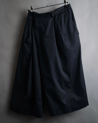 “Maison Margiela” 2019SS Cotton draped culotte shorts