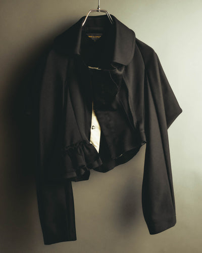 "COMME des GARÇONS" 00's Deconstructed nylon jacket