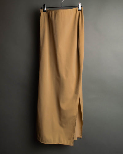 “JIL SANDER” 90’s-00’s Minimal side slit long skirt