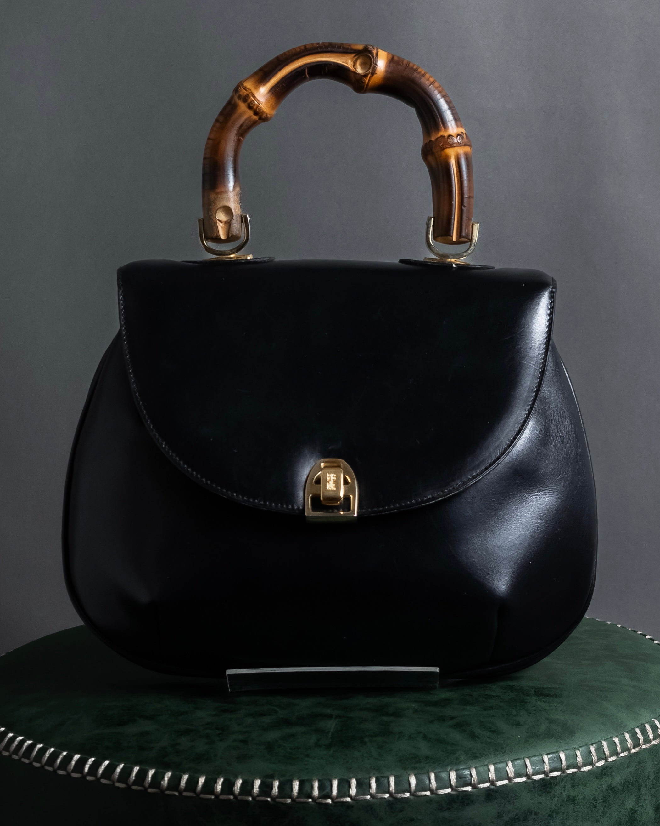 CELINE (セリーヌ) - バンブーハンドル ハンドバッグ - ブラック - 70