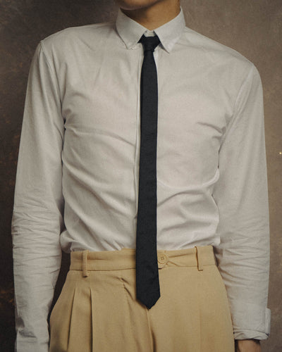 –SPECIAL– “Saint Laurent“ 2010’s-20’s Tonal dot narrow tie
