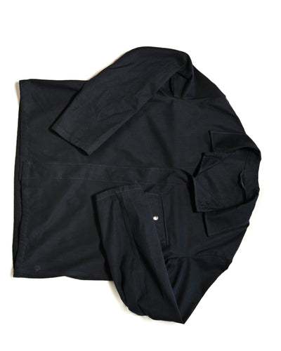 VINTAGE
/ Box Silhouette Cotton Jacket Navy