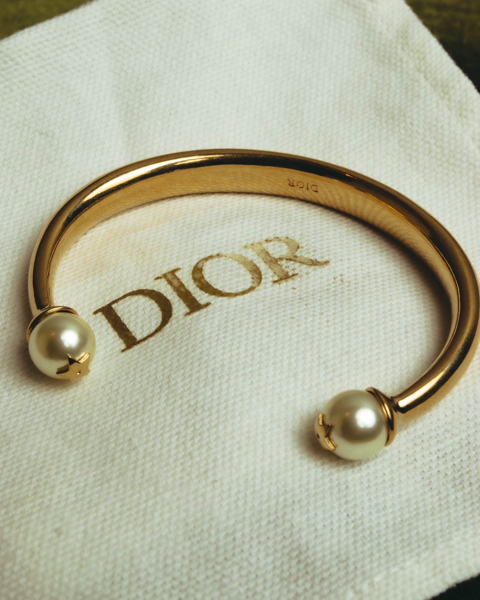 DIOR (ディオール) - バングル - ゴールド - パール スターモチーフ