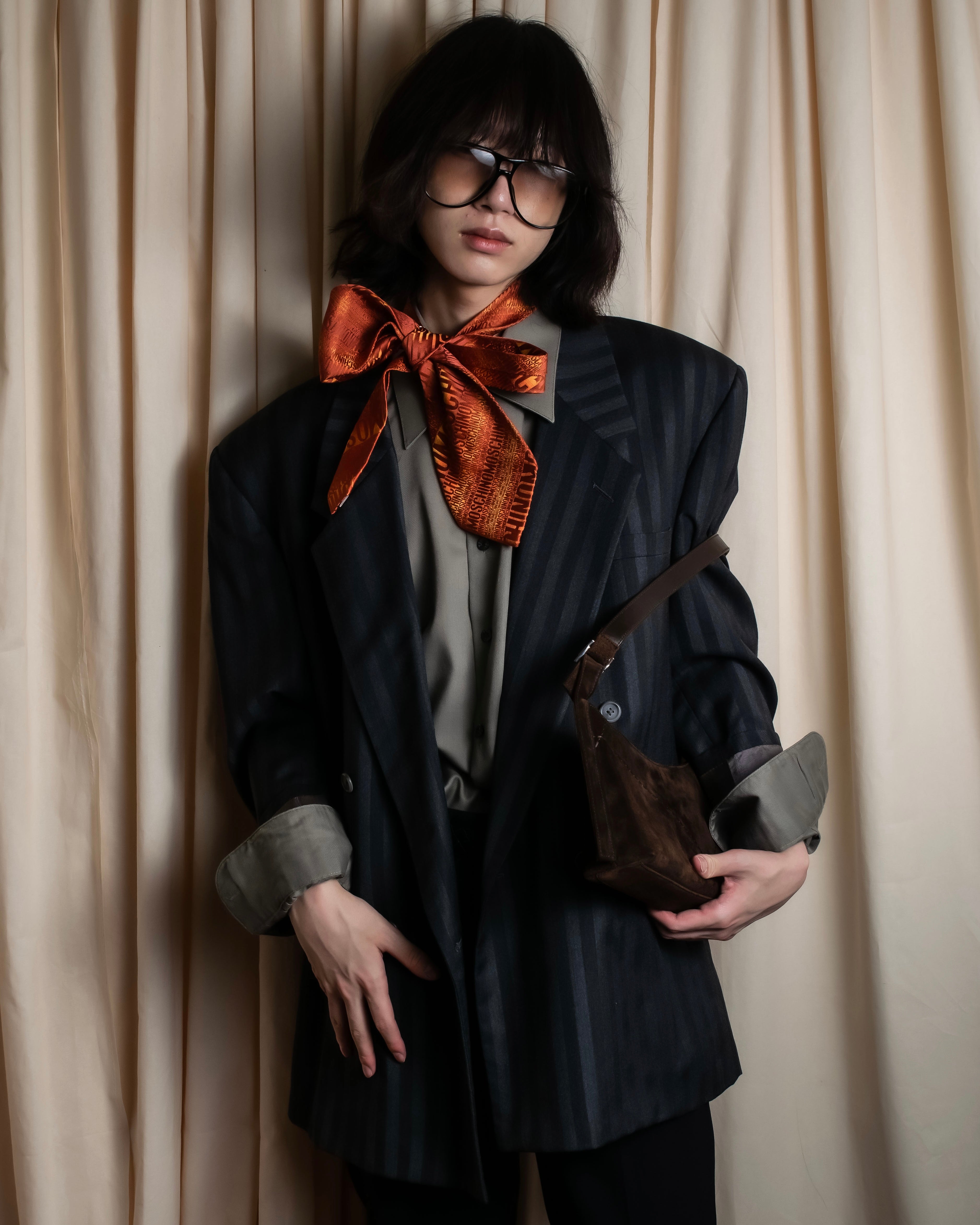 GIANNI VERSACE レザーグローブ 1円スタート】Gianni Versace ジャンニ・ヴェルサーチ 2way ショルダー