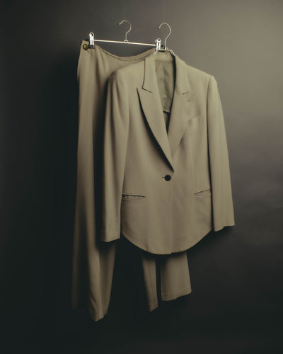 "Jean Paul Gaultier" 90's-00's Sculptural tailored pantsuit