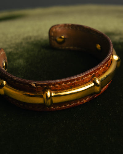 “HERMÈS” 90’s-00’s Agatha leather bracelet