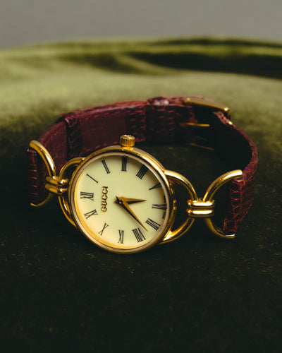 "GUCCI" 90's Elegant women's quartz wristwatch