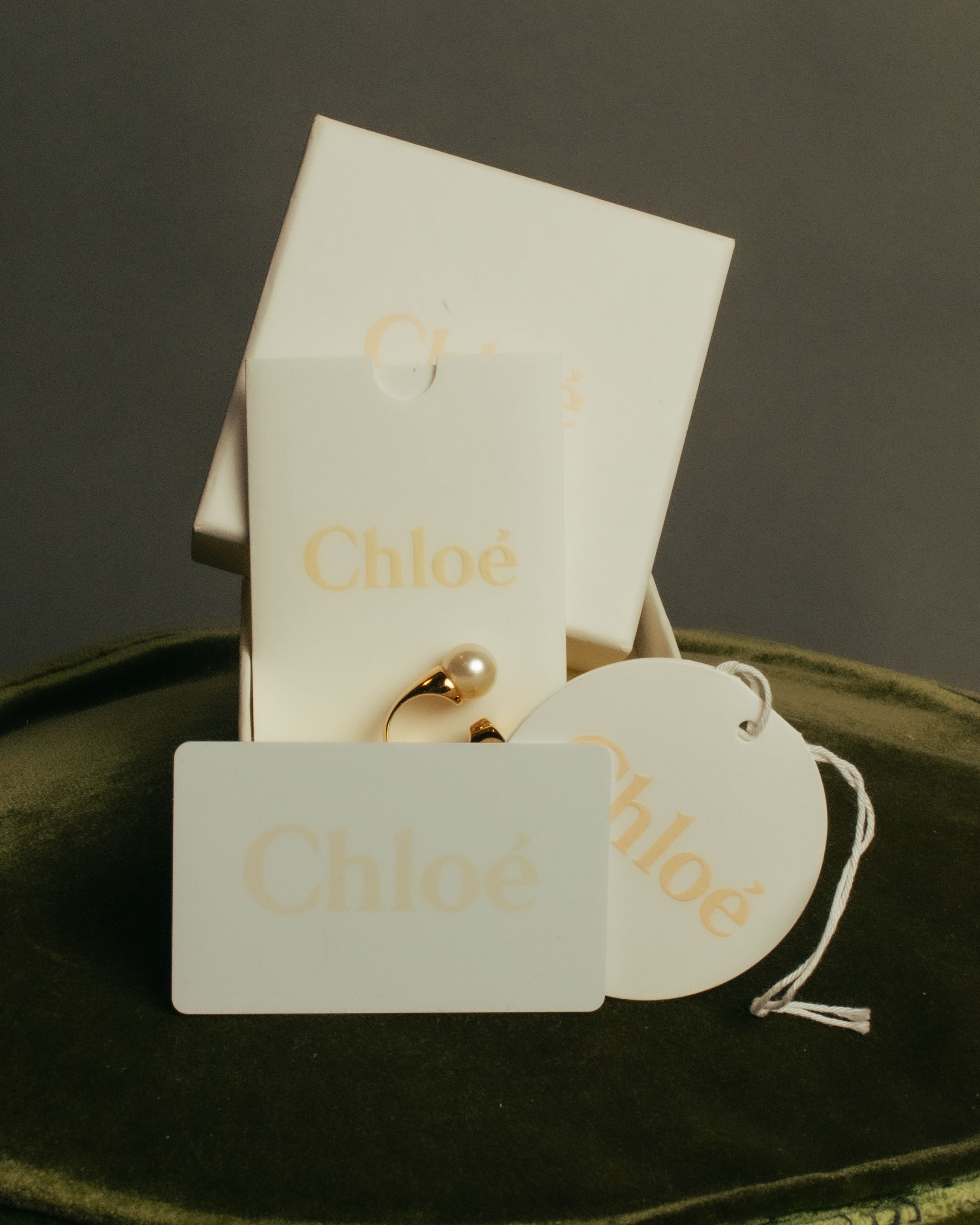 Chloe (クロエ) - Darcey パール フォークリング - ゴールド - 2015