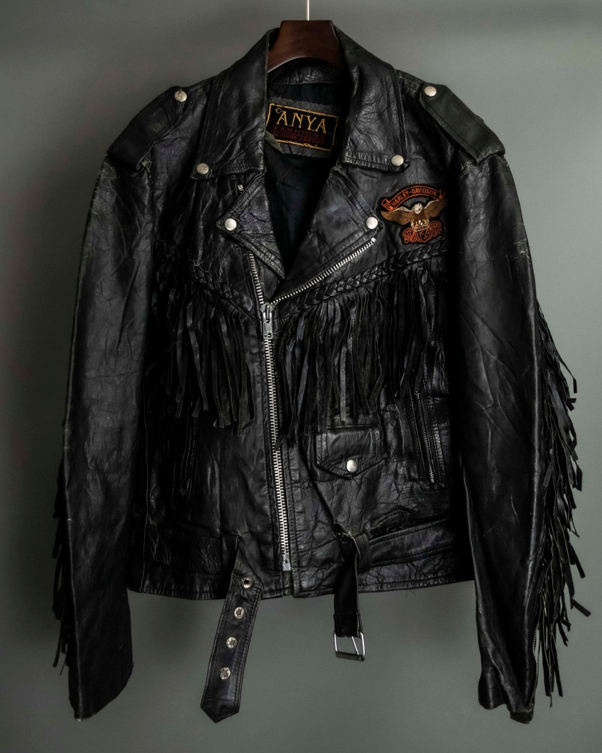9,219円vintage Harley Davidson riders jacket