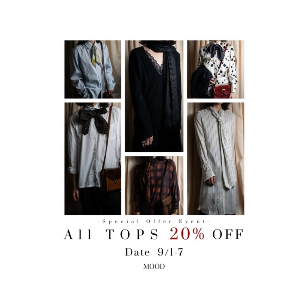 MOOD TOPS FAIR ALL TOPS 20% OFF