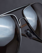 "GUCCI" Metal aviator teardrop frame sunglasses