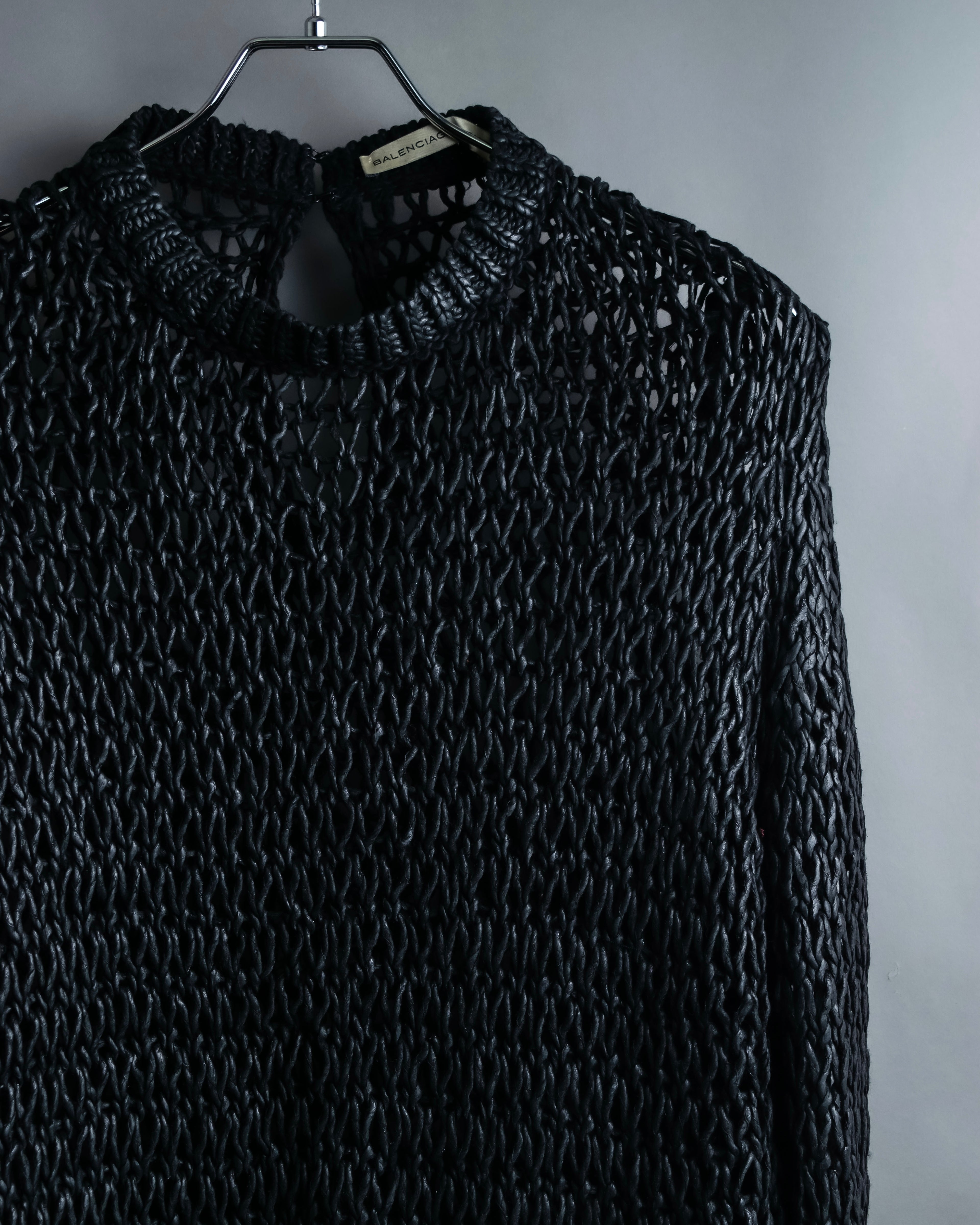 "BALENCIAGA" Cotton special low gauge summer knit