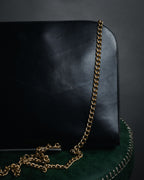 "Salvatore Ferragamo" 90’s Iconic gancini chain shoulder bag