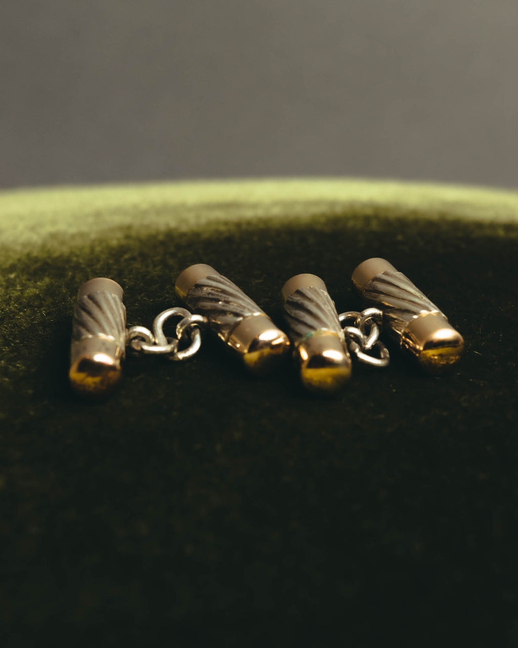 “Tiffany & Co.” 80’s-90’s Twisted bi-color chain cufflinks