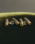 “Tiffany & Co.” 80’s-90’s Twisted bi-color chain cufflinks