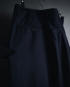 "BALENCIAGA" Tailored Two-Piece Suit Set with Subtle Pinstripes