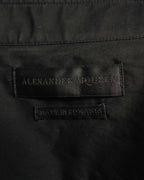 “Alexander McQueen” 10’s Layered double-collar contrast trim shirt
