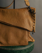 "BOTTEGA VENETA" 00's-10's Grained leather messenger bag