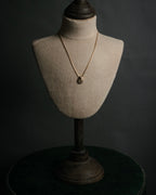 “Christian Dior” 80’s-90’s Lucky horseshoe pavé pendant necklace