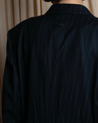 "JEAN PAUL GAULTIER HOMME"
Oversized shadow stripe set up