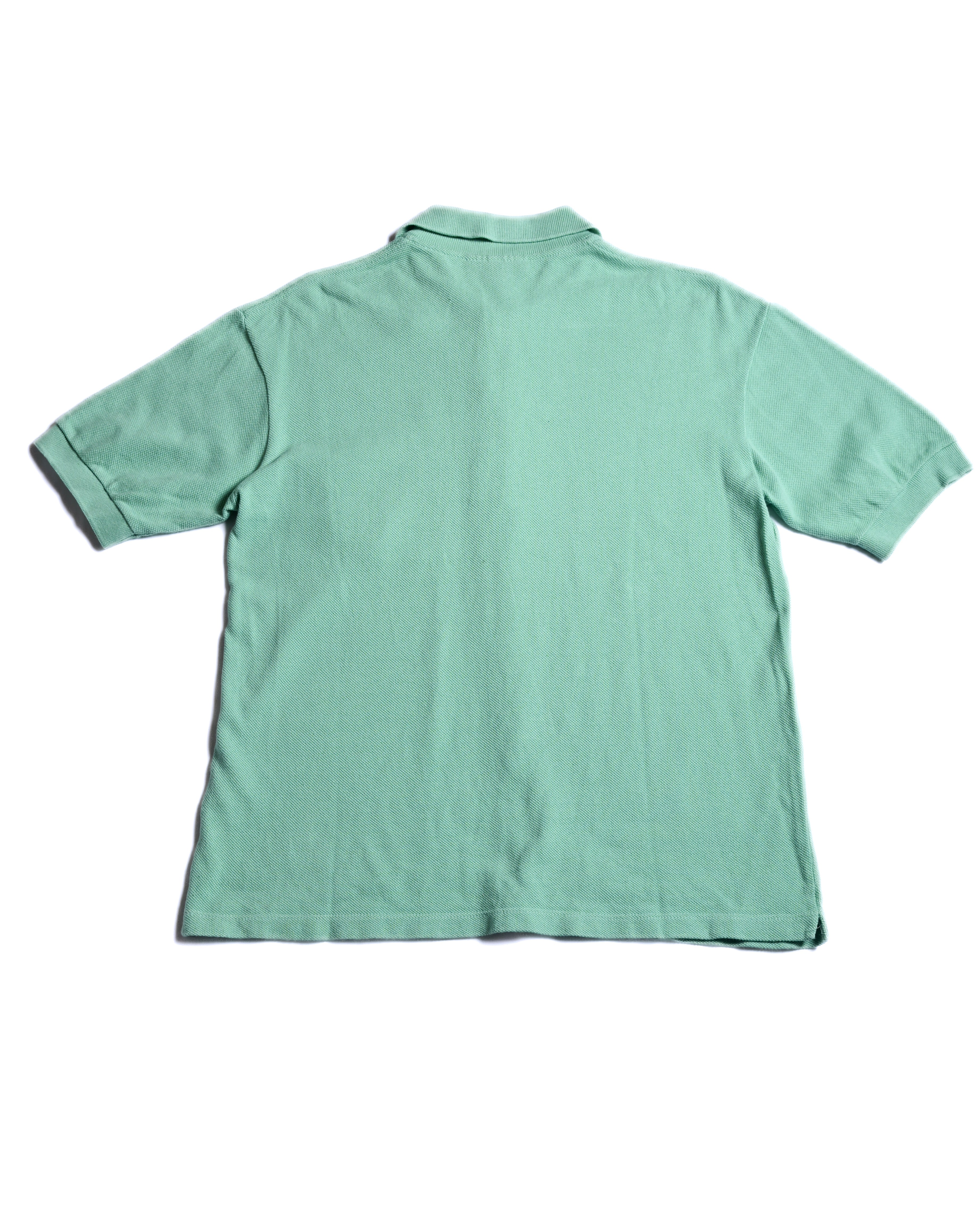 CÉLINE/ Logo Emblem Polo Shirt Mint Green