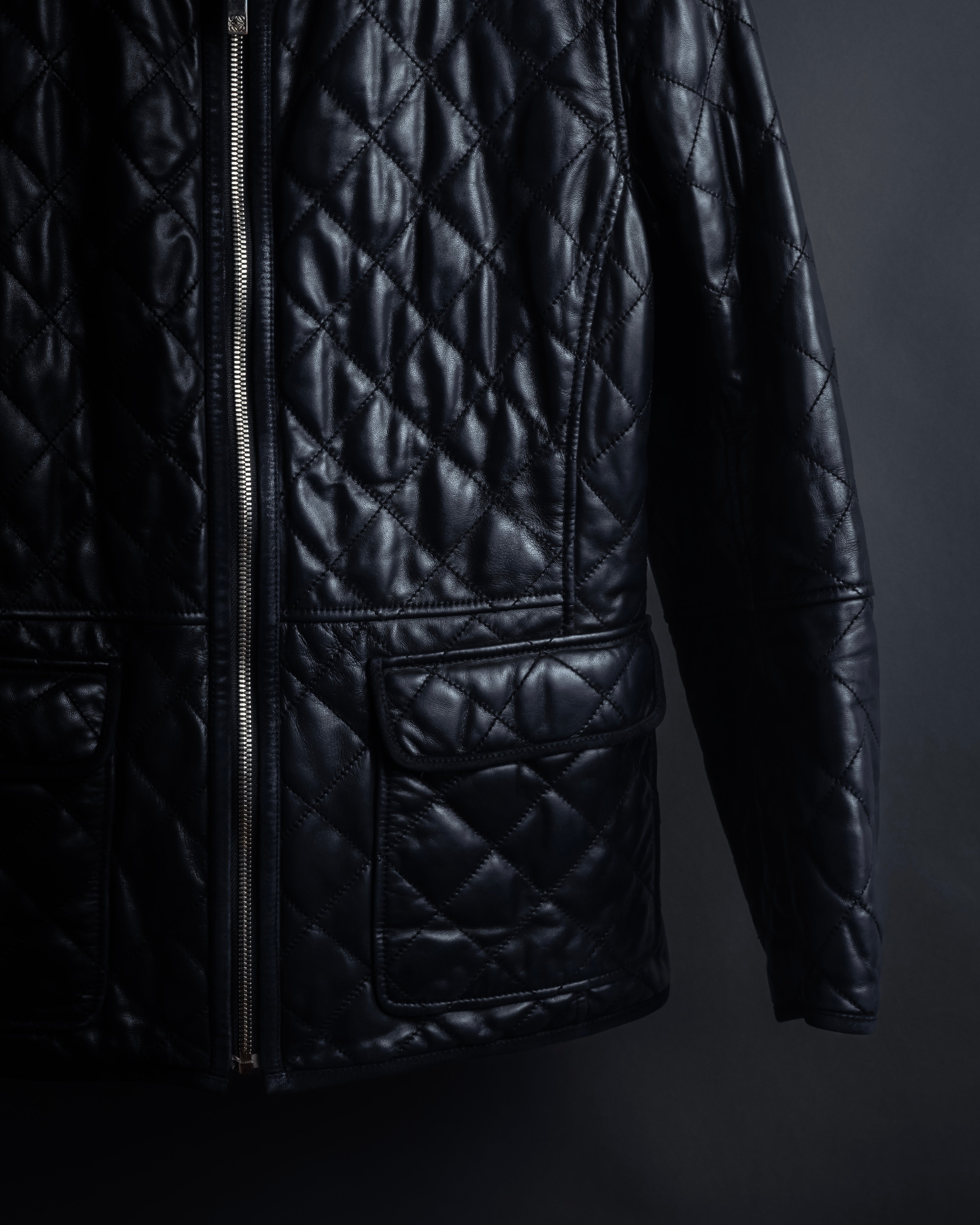 -SPECIAL- "LOEWE" 2009-2013's Quilted design reversible lambskin jacket
