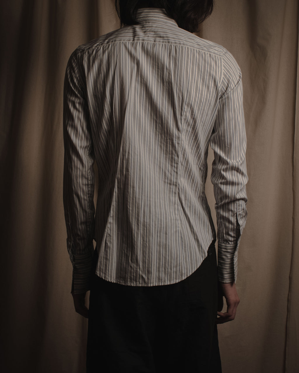 "Ralph Lauren" Classically tailored striped dress shirt