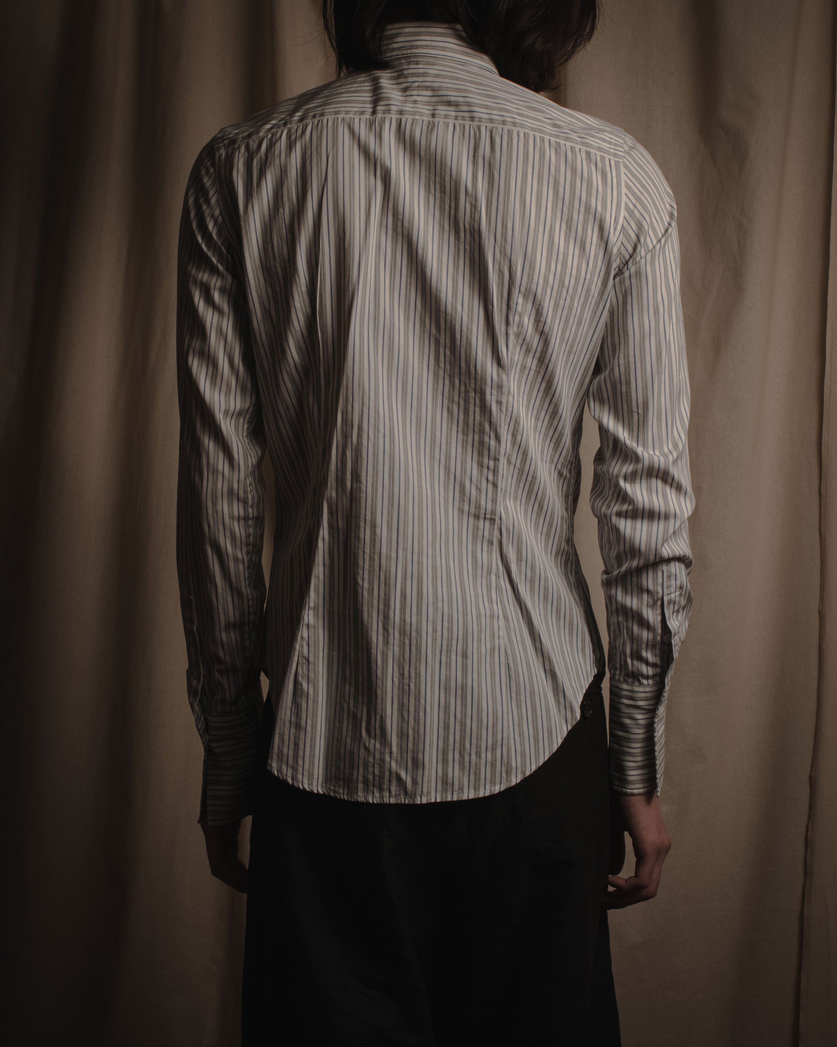 "Ralph Lauren" Classically tailored striped dress shirt