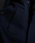 -SPECIAL- "CARUSO"
 Fur collar design belted melton coat