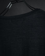 "YVES SAINT LAURENT" 80’s-90’s embroidered logo wool knit sweater