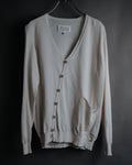 "Maison Martin Margiela" 2014 asymmetrical cotton knit cardigan